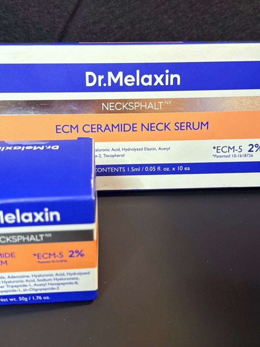 Dr.Melaxin Necksphalt NX ECM Ceramide Neck Serum and Neck Cream Set (Serum x10